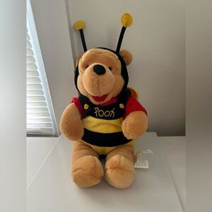 Disney World Winnie The Pooh Bear Honeybee Bumble Bee Costume Plush 14”
